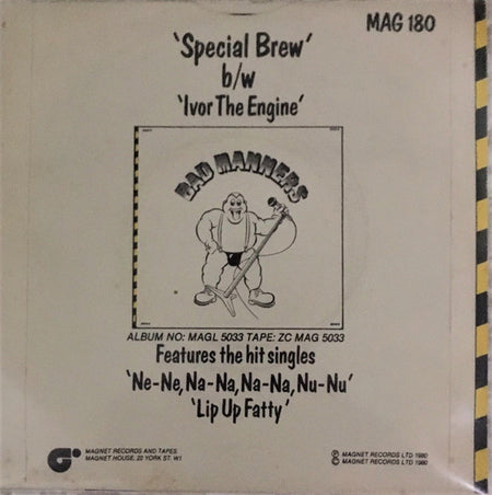 Bad Manners : Special Brew (7", Single, Tra)