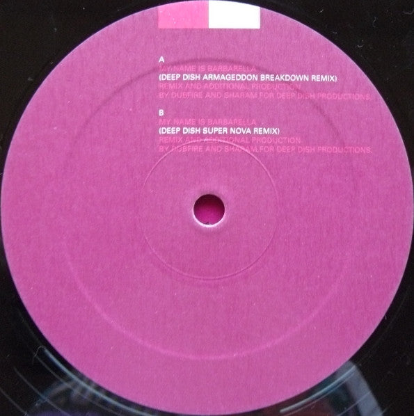 Sven Väth : Barbarella (Remix) (Disc 1 Of 2) (12")