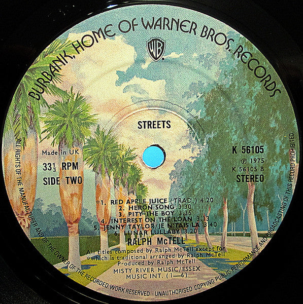 Ralph McTell : Streets (LP, Advance, Album, Gat)