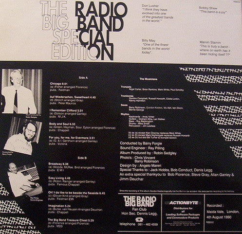 BBC Radio Big Band Directed By Barry Forgie : The Radio Big Band Special Edition (LP, Gat)