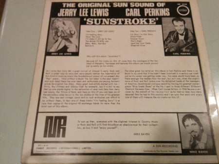 Jerry Lee Lewis And Carl Perkins : Sunstroke (LP, Comp, RE)