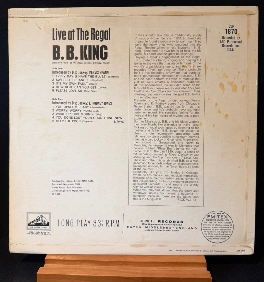 B.B. King - Live At The Regal