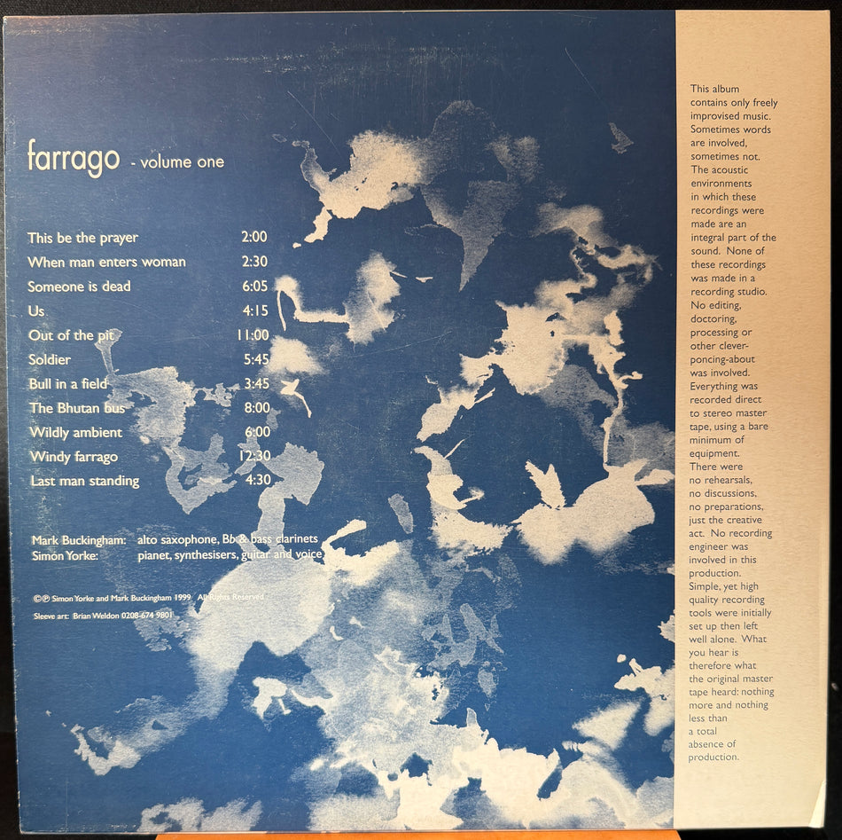 Farrago - Volume One LP