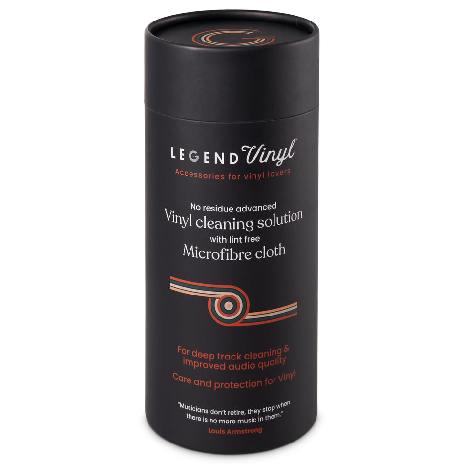 Vinyl Record Cleaning Solution & Microfibre Cloth