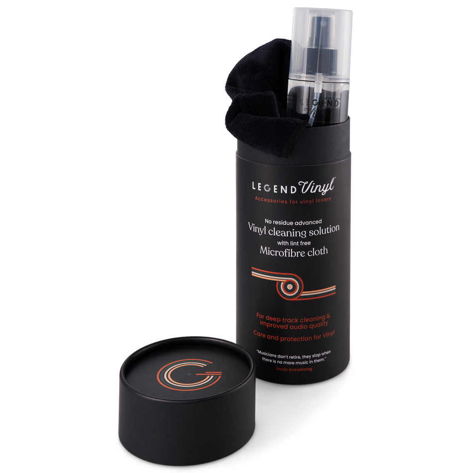 Vinyl Record Cleaning Solution & Microfibre Cloth